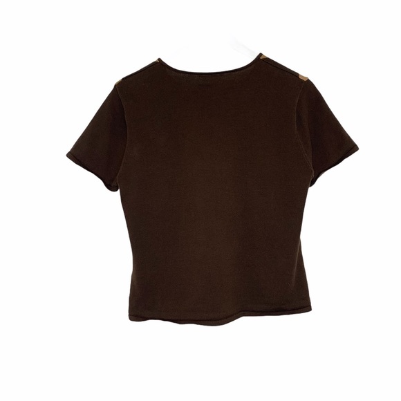 Kasper Lattice Print Top - Picture 4 of 11